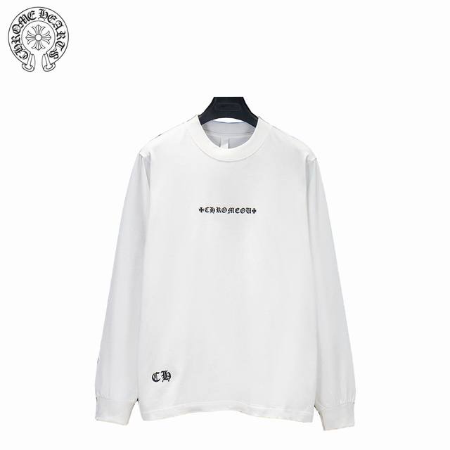Chrome Hearts 25Fw Colorful Cross Crewneck Sweatshirt is made from 21-count doub