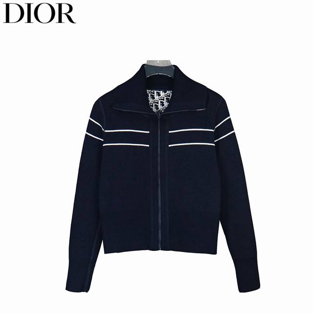 Dior 25Fw Oblique Jacquard Knit Cashmere Reversible JacketMade from premium cash