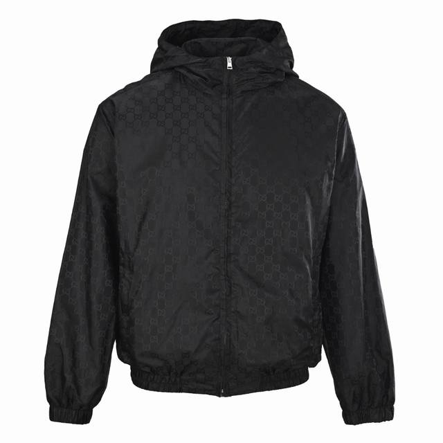 Gucci Gucci all-over Gg print tuckable hooded jacketCustom high-density woven me