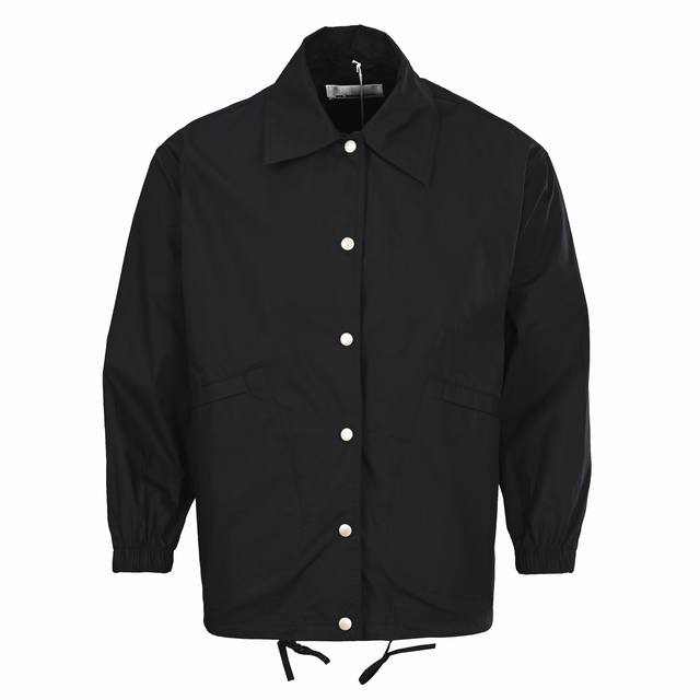 Jil Sander Js back-printed jacket. Made from custom-made silky cotton fabric, th