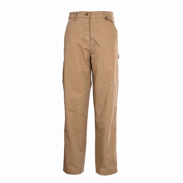 Miu Miu Mm Khaki Lumberjack Back Pocket Work Pants . This cotton-spandex blend
