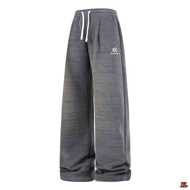 Kailas exclusive real shot of the new autumn high-quality sweatpants trendy bran
