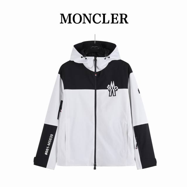 Moncler 25Fw New Autumn/Winter Nylon Contrast Color Stitching Outdoor Zipper Jac