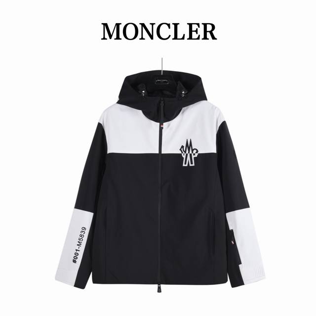 Moncler 25Fw New Autumn/Winter Nylon Contrast Color Stitching Outdoor Zipper Jac