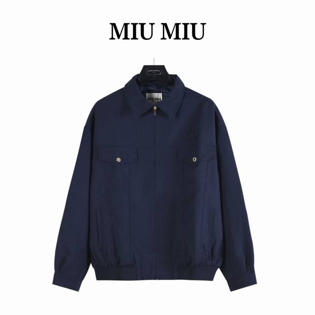 Miumiu Miu Miu 24Ss Batavia High-End Wool Jacket Zp30680 Purchased and Made! In