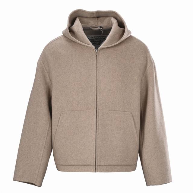 Acne Studios Double-Faced Cashmere Hooded Jacket - Oatmeal. Purchased from Hang