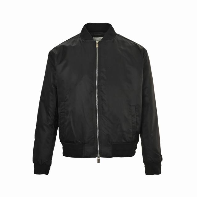 Dior 25Fw Back Letter Embroidery Flight Cotton Jacket Yb Open Mould Fabric Detai