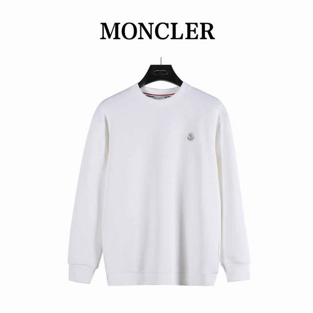 Moncler 25Ss Classic Bell Logo Round Neck Space Cotton Sweatshirt. This new Monc
