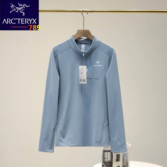 Arc'teryx's new half-zip sports long-sleeved men's outdoor fitness shooting qui