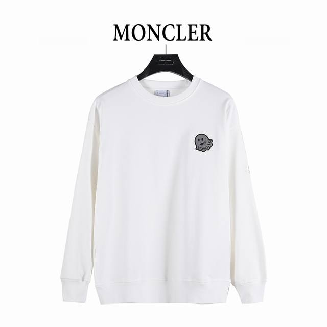 Moncler 25Fw Little Monsters crewneck sweatshirt with embroidered lettering and