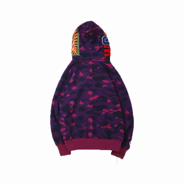 New arrival! High-quality edition! Bape's classic camouflage single-hooded card