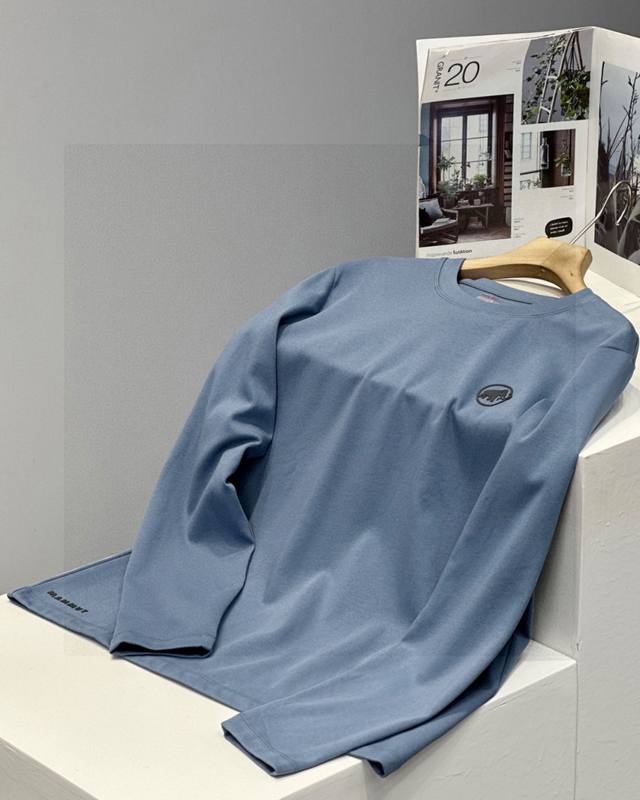 New arrival! 2025 Mammut autumn/winter new long-sleeved T-shirt base layer warm