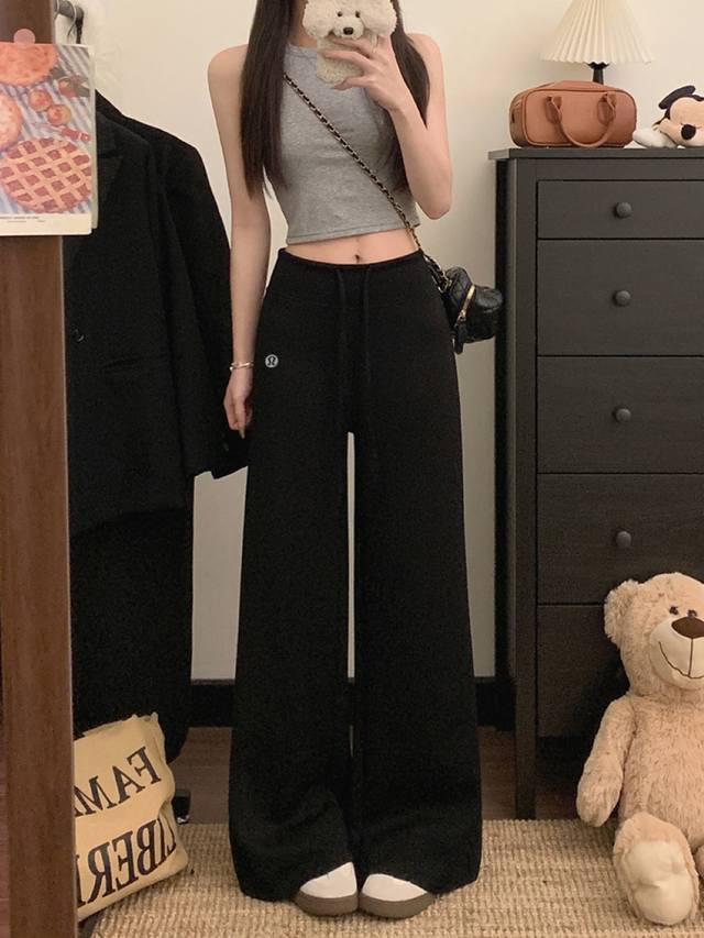 Lululemon is a hot topic! Lululemon's 2025 pure cotton wide-leg pants are a must