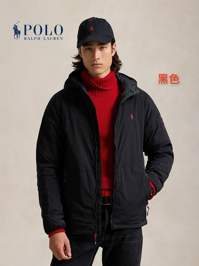 New arrival! Ralph Lauren men's hooded jacket with embroidered horse logo, zipp