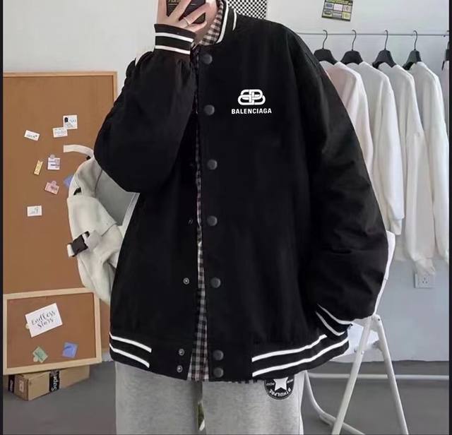 Balenciaga athlete loose jacket baseball jacket official website sale | Super ve
