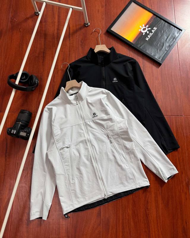 Replica version available Kailas M8 stand-up collar softshell jacket, windproof,