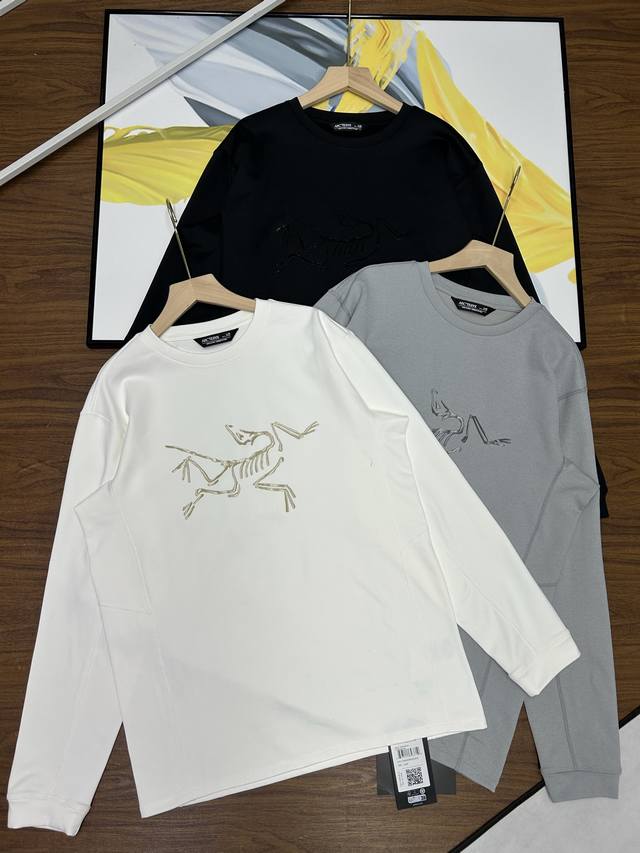 2025 Quick-drying, thin, plush long-sleeved T-shirt - Arc'teryx Kragg SL Cotton