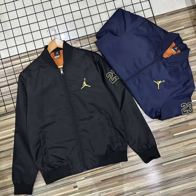 New arrival! . Overseas edition unisex Jordan baseball collar couple's style.