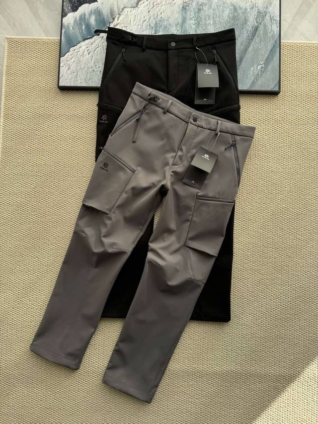 Upgraded fleece version! Kailas T10-X softshell pants, durable, windproof, long-