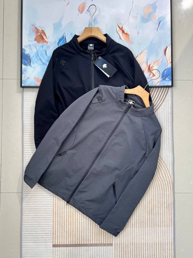 Descente Autumn/Winter Men's Stand-Collar Windproof, Waterproof, Breathable Soft