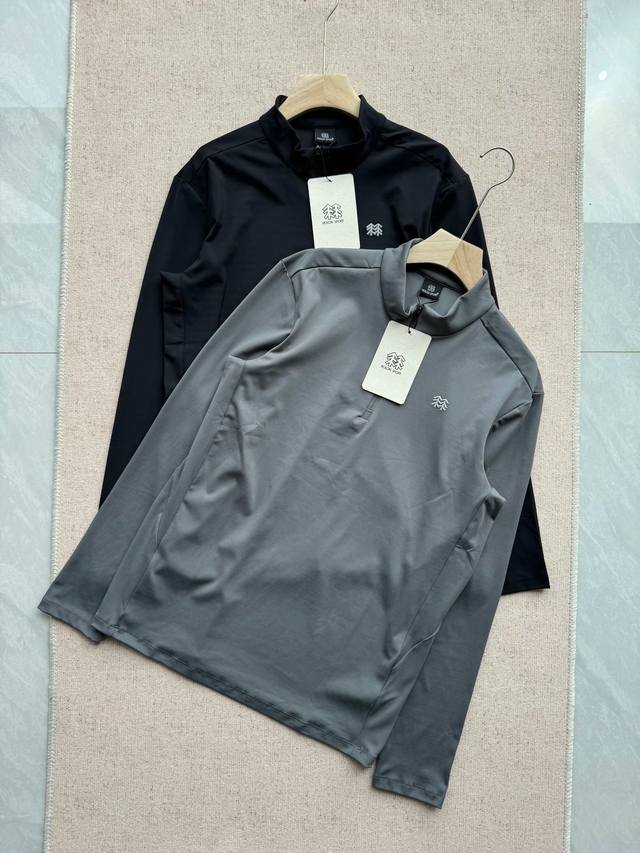 Kolon Sport Moisture-Wicking and Quick-Drying Ts-Functional Men's Half-Zip Long-