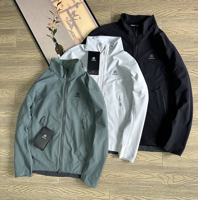 Kailas quality M8Ic fully taped waterproof soft shell unisex stand collar jacket