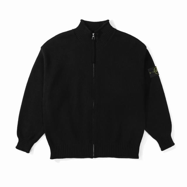 New arrival, no discounts! Stone Island classic basic knitted jacket with a sta