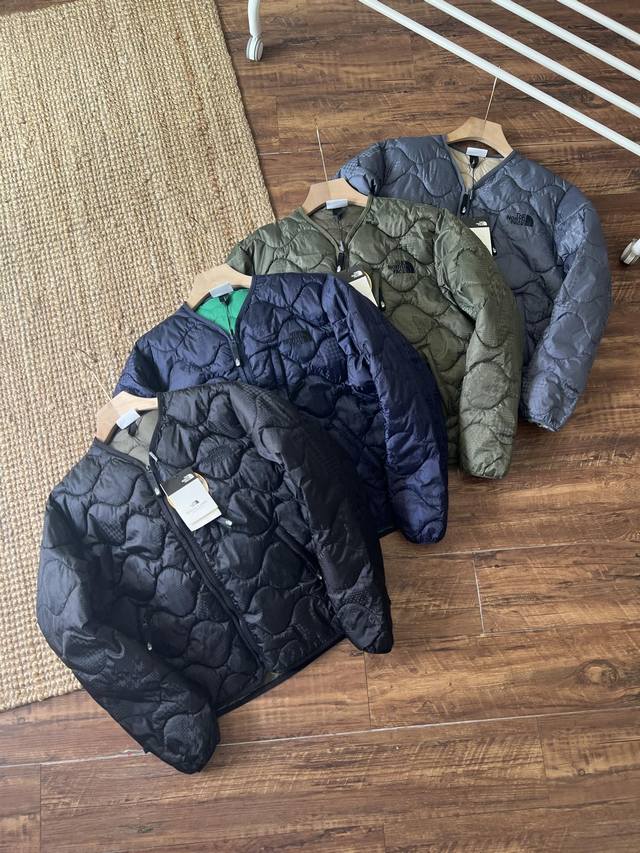 Tnf The North Face Whitelabel T-Ball Air Ultralight Gourd Check Cotton Jacket, o