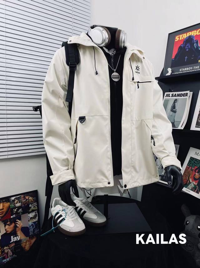 Kailas 3-in-1 Sports Outdoor Workwear Style Heavy Duty Hooded Jacket Three ways