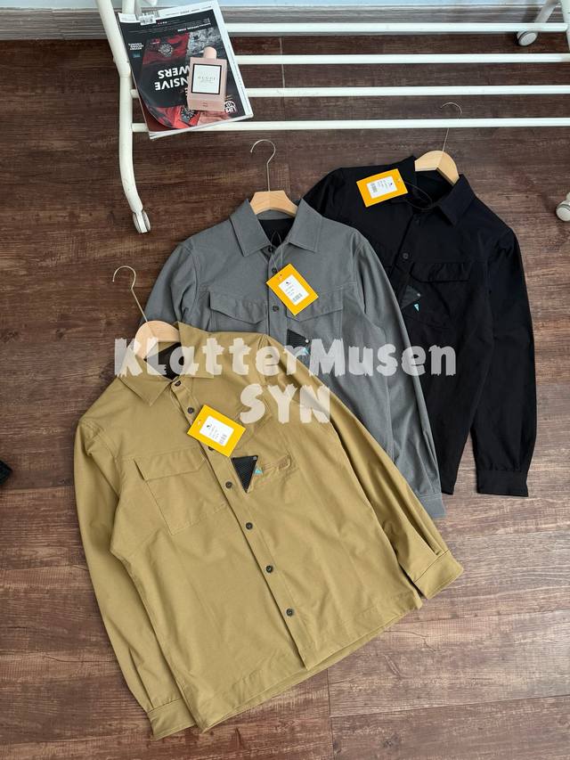 Klattermusen Men's Outdoor Sun Protection Long-Sleeve Shirt, Guardian Syn 10371