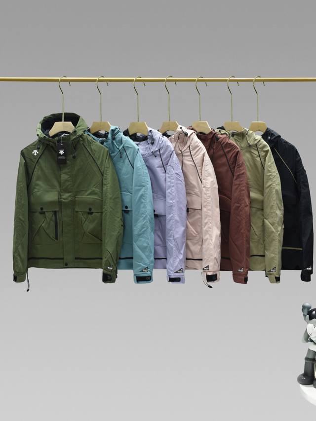 High-quality Descente overseas edition 25Ss autumn style casual workwear hooded