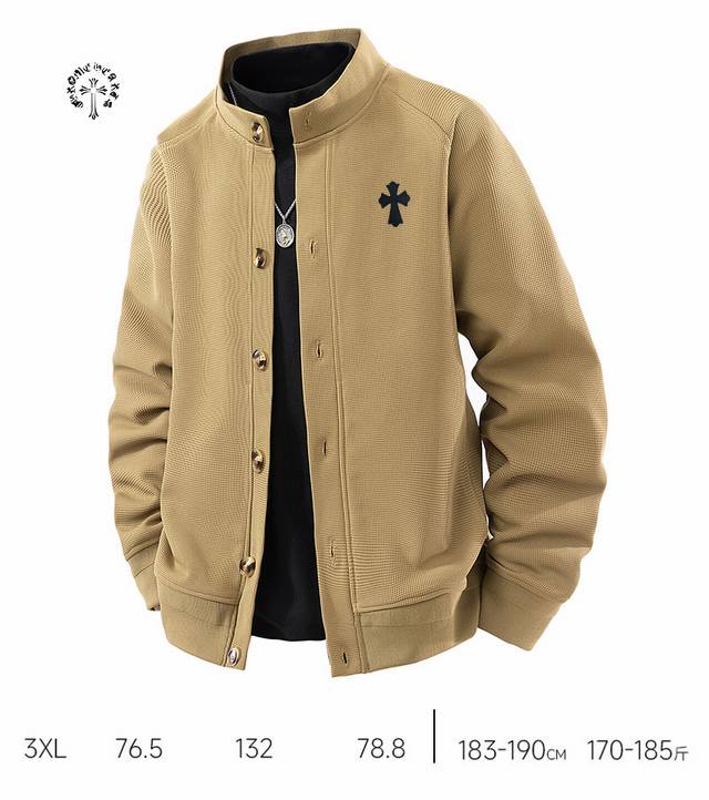 Chrome Hearts high-quality 25Ss autumn three-color new casual jacket for men wi