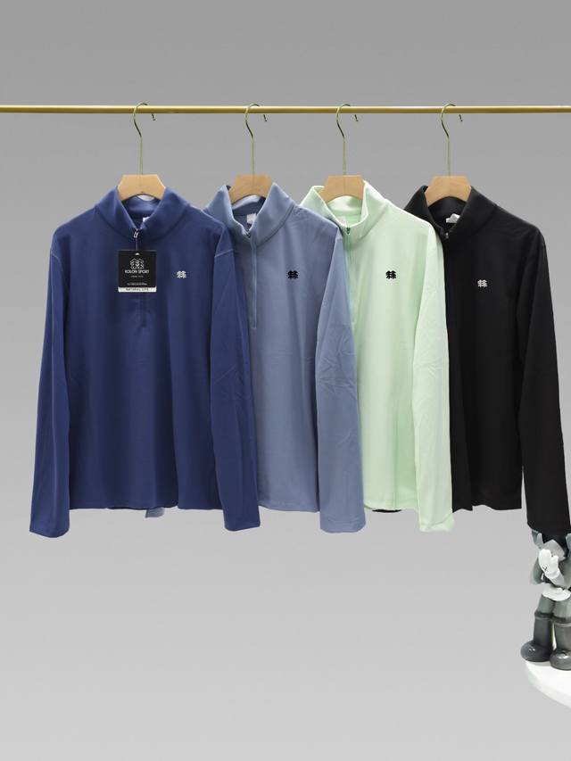 Kelon 25 autumn and winter new half-zip one-piece fleece base sweatshirt Color