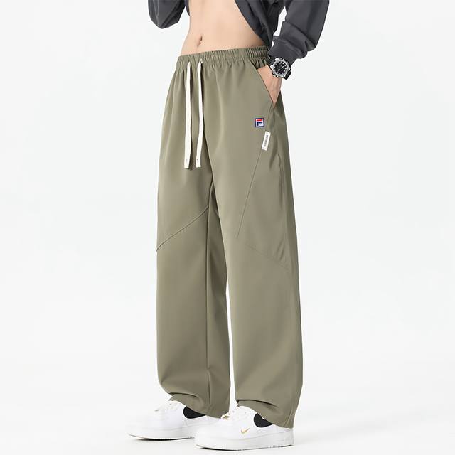 High-quality Fila 25Ss new autumn sports casual pants in four colors . Loose f
