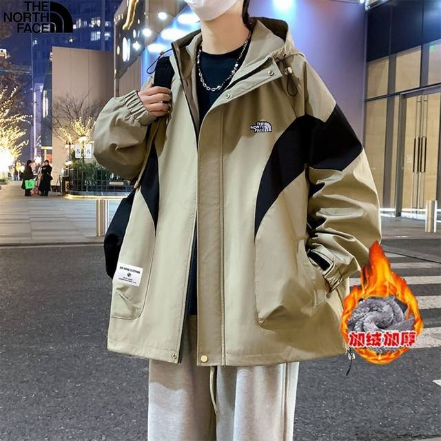 The North Face's new winter style, a versatile, unisex, hooded, loose-fitting, c