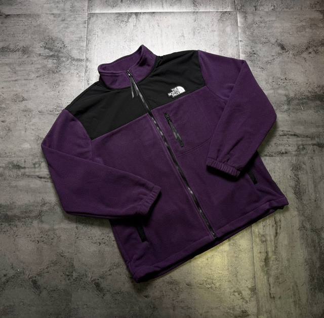 The North Face patchwork polar fleece series appliqu