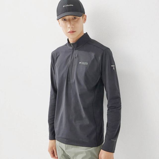 Columb Half-Zip Quick-Dry Long-Sleeve T-Shirt F242 A new favorite in the Autumn/