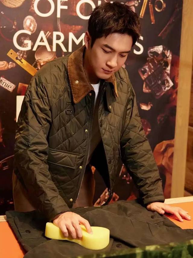 British luxury brand Barbour's 130th anniversary quilted cotton jacket F238 #Bar