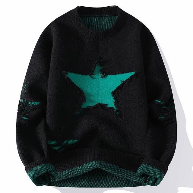 New arrival: Converse's new autumn/winter trendy colorblock sweater with large