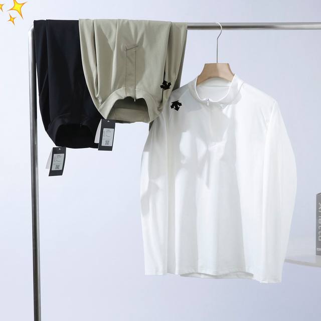 New Arrival Descente 25th Autumn New Half-Zip Quick-Drying Clothing Sports Fitn