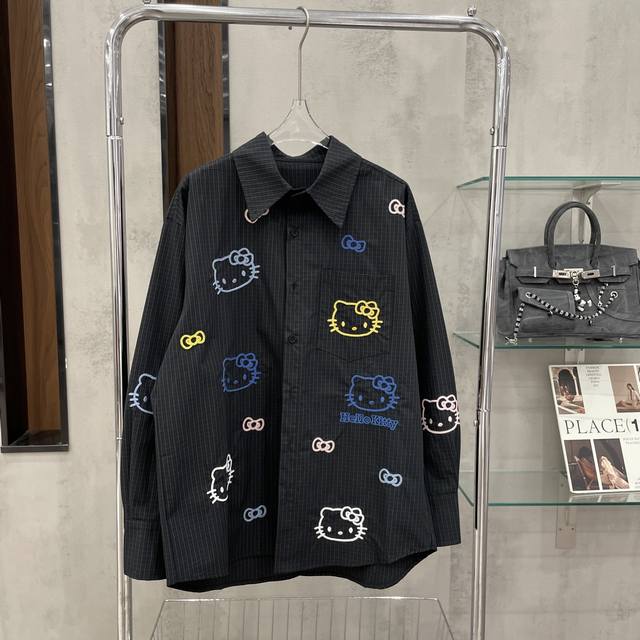 New arrival real shot Product name: Niche design full body Kt cat head embroide