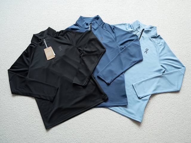 On Climate Quick-Drying Half-Zip Stand-Up Collar Long-Sleeved Sweatshirt (Unisex