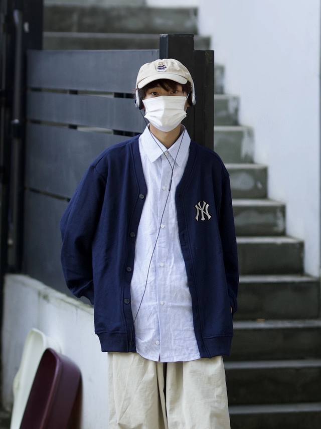 Original quality, new autumn style MLB Yankees Japanese retro fake two-piece car
