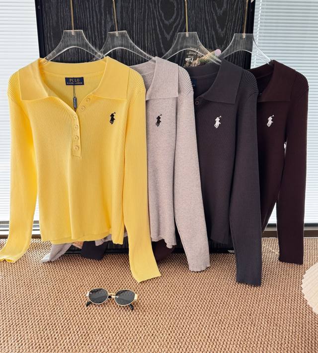 Price: Product Name: Ralph Laure* Ralph V-neck button-down polo knit bottoming