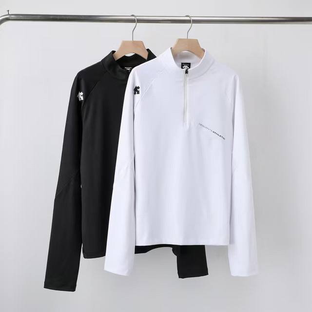 New arrival! Descente 2025 Comprehensive Training Men's Stand-Up Collar Long-Sl