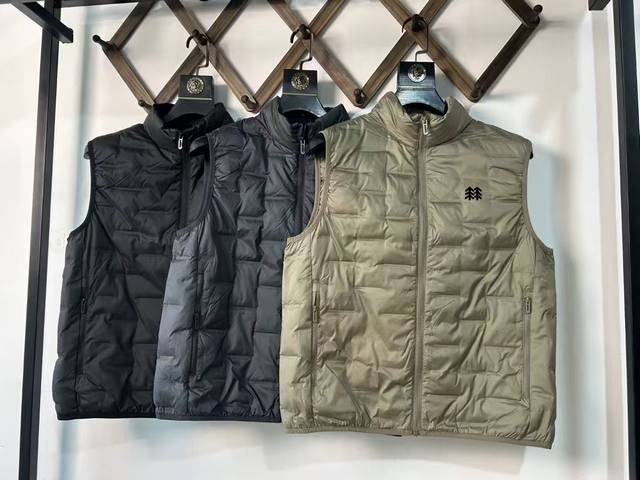 Kolon Sport quality outdoor windproof new down vest, national standard 80 down,