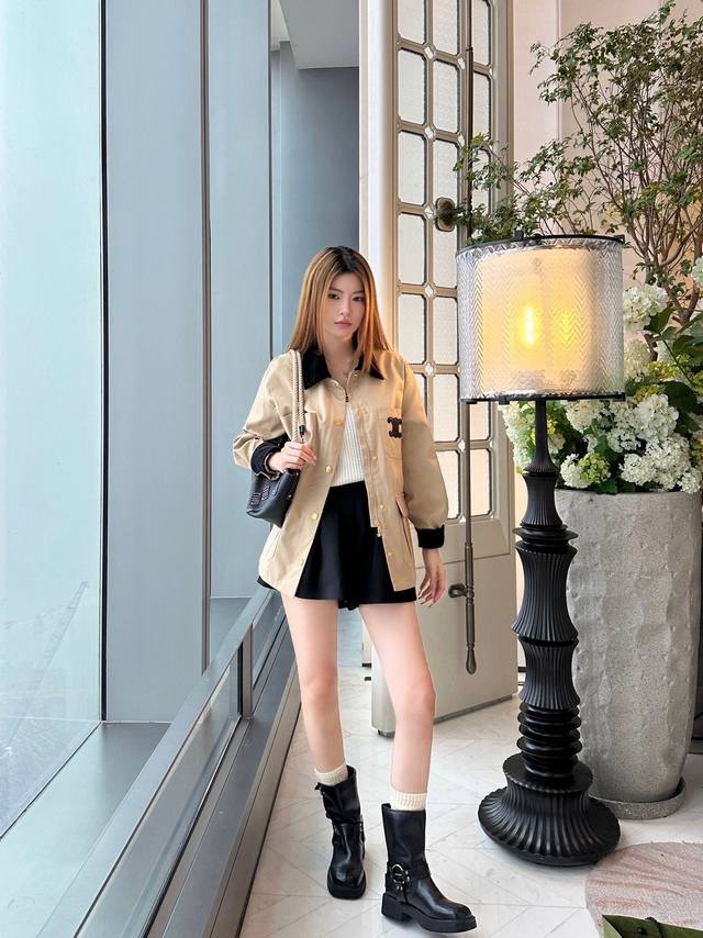 New arrival Celin* Celine 2025Fw latest fashion jacket Classic and stylish with