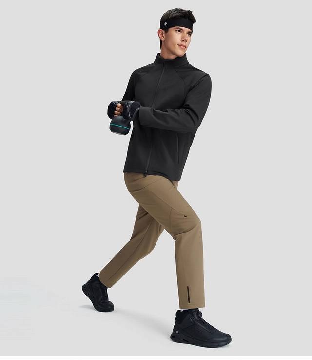 Descente counter synchronized model! Men's soft shell honeycomb woven lining war