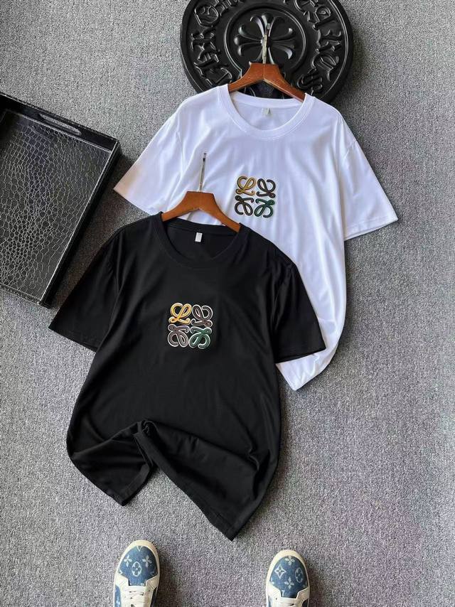 Premium 80s mulberry silk! Popular item! Loewe's new mulberry silk crew neck sho