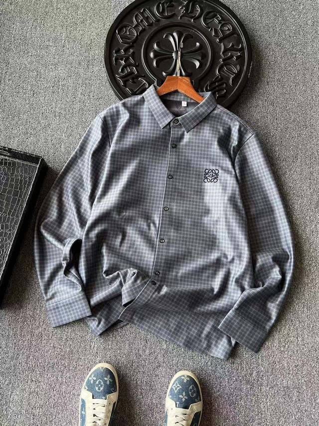 Top-tier luxury plush fleece shirt! Popular item! New arrival from Loewe! New pl